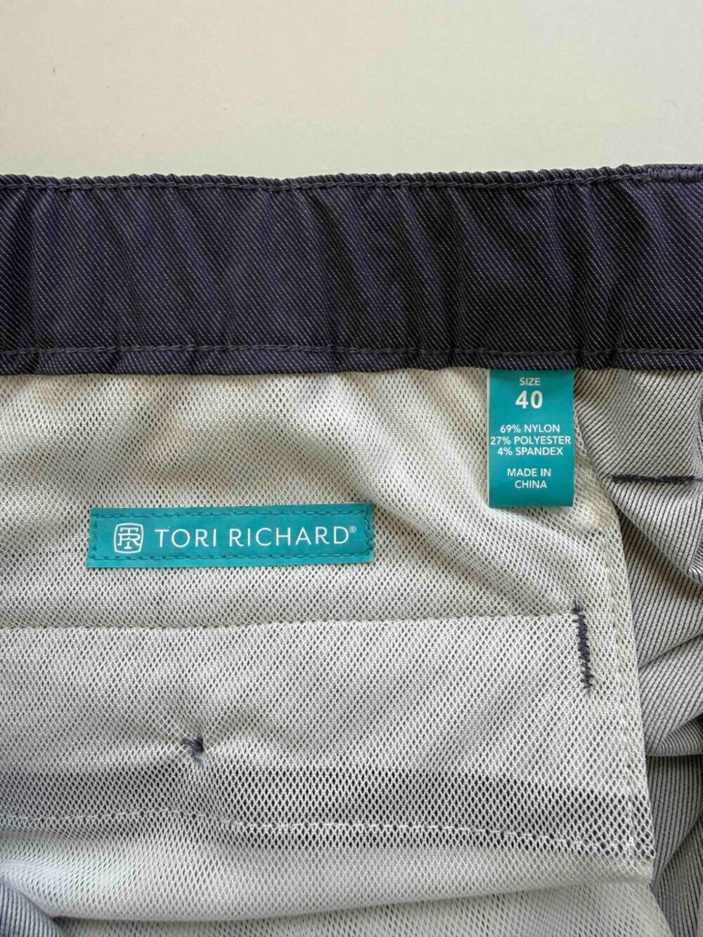 TORI RICHARD R & R Shorts Men's Size 40 Navy - Picture 8 of 11
